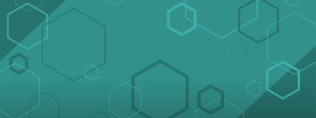 The SUMMIT Series background, teal plain with hexagons in various shades of the same colour.